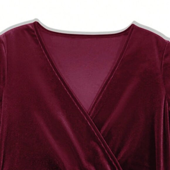 Hot Pink Elegant Party Women's Long Maxi Dress - Picture 3 of 4